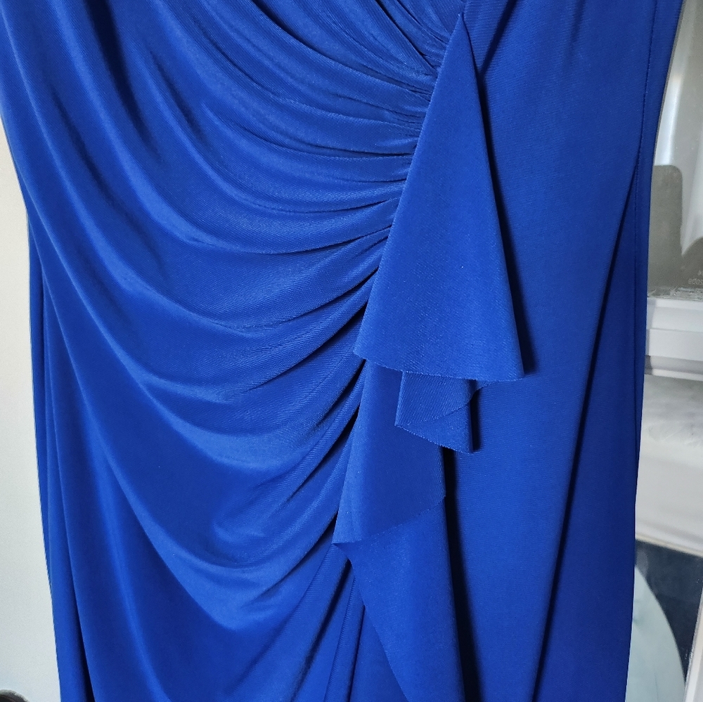 Royal blue dress